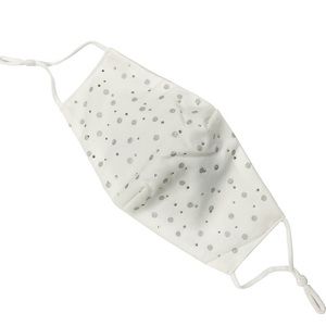 Rhinestone White Dot & Solid White Masks 2-Pack!